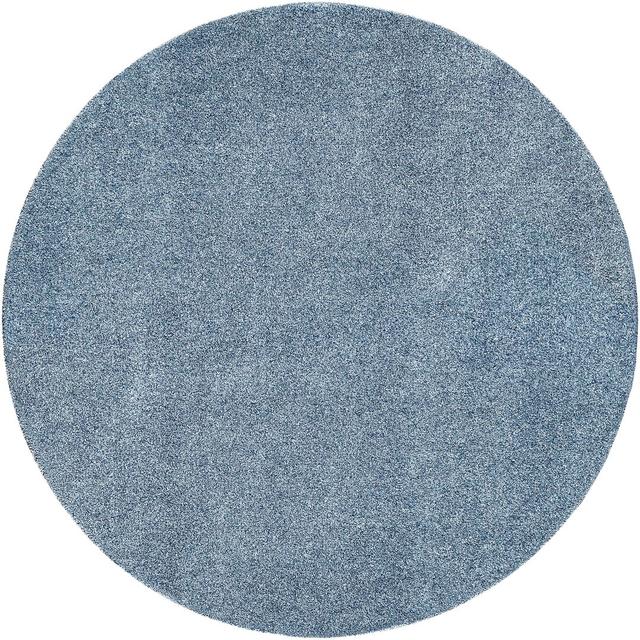 Avgoustinos Hemfree Tufted Blue Rug Ebern Designs Rug Size: Round 200cm on Productcaster.