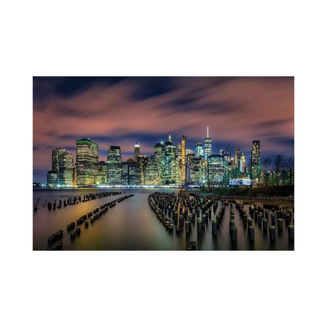 Old Pier 1 by Hua Zhu - Wrapped Canvas Graphic Art Brayden Studio Size: 66.04cm H x 101.6cm W x 3.81cm D on Productcaster.