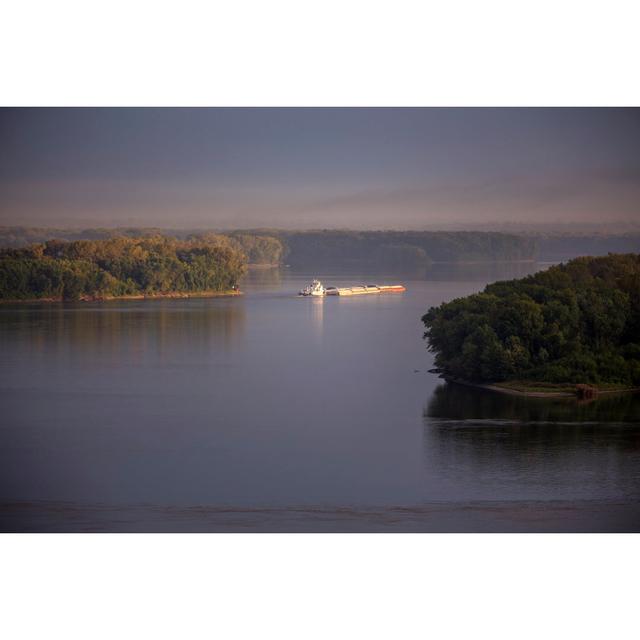 Mississippi River by CarbonBrain - Wrapped Canvas Print Alpen Home Size: 30cm H x 46cm W on Productcaster.