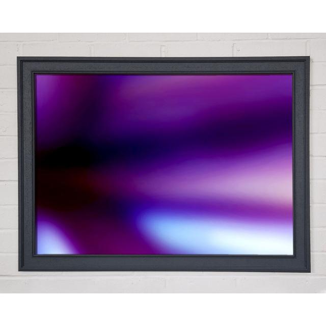 Purple Shadow Framed Print Ivy Bronx Format: White Framed Paper, Size: 29.7cm H x 42cm W x 10cm D on Productcaster.