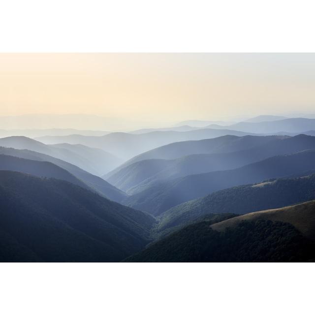 Mountain Landscape by Misha Kaminsky - Wrapped Canvas Art Prints Alpen Home Size: 51cm H x 76cm W x 3.8cm D on Productcaster.