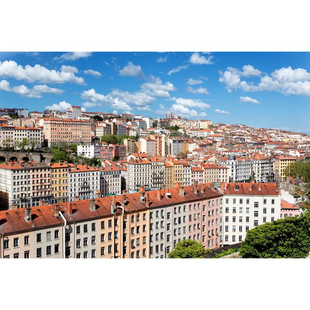 Coloured Lyon District by Vwalakte - Wrapped Canvas Print 17 Stories Size: 51cm H x 76cm W on Productcaster.