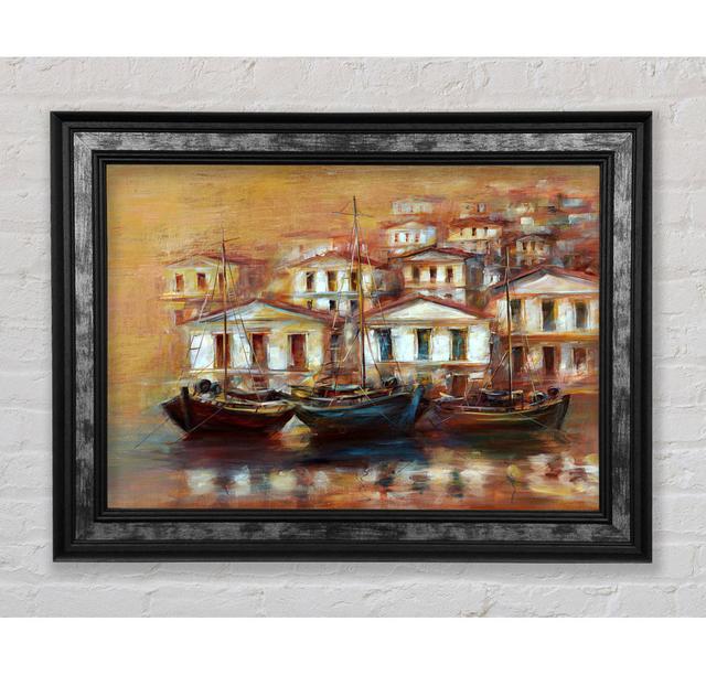 Venice Gondola 2 - Print Rosalind Wheeler Size: 21cm H x 42cm W on Productcaster.