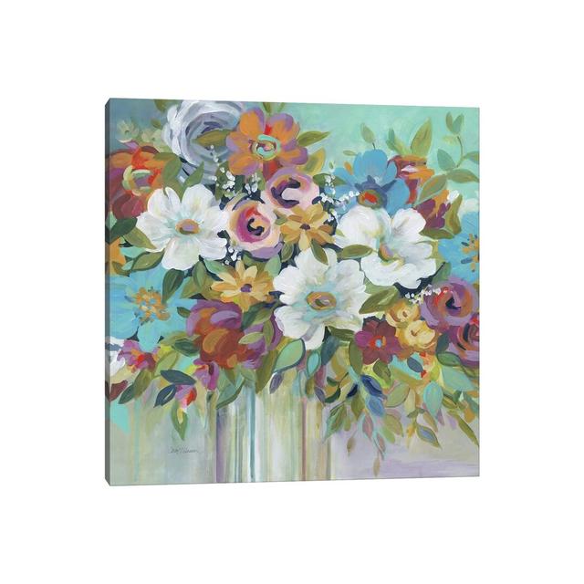 Confetti Bouquet I by Carol Robinson - Painting on Canvas Rosalind Wheeler Format: Wrapped Canvas, Size: 66.04cm H x 66.04cm W x 1.91cm D on Productcaster.