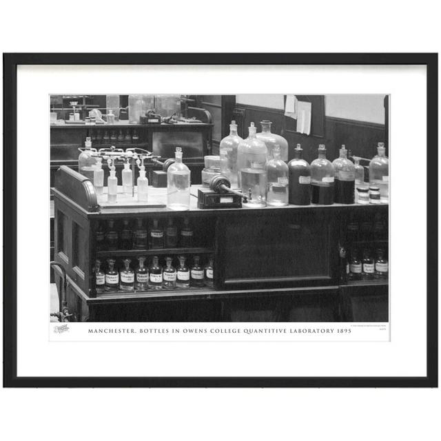 Manchester, Bottles In Owens College Quantitive Laboratory 1895 by Francis Frith - Single Picture Frame Print The Francis Frith Collection Size: 45cm on Productcaster.