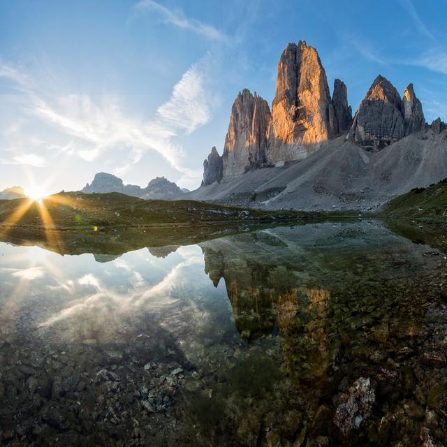 Tre Cime by DieterMeyrl - Print Alpen Home Size: 60cm H x 60cm W on Productcaster.