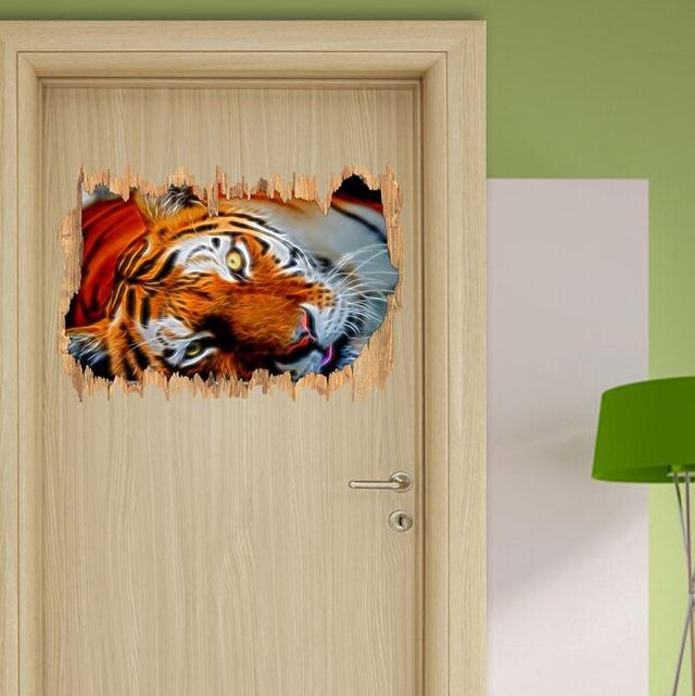 Wandtattoo Müder Tiger East Urban Home on Productcaster.