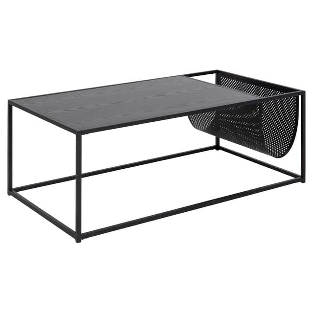 Joliet Frame Coffee Table with Storage Ebern Designs Table Top Colour: White on Productcaster.