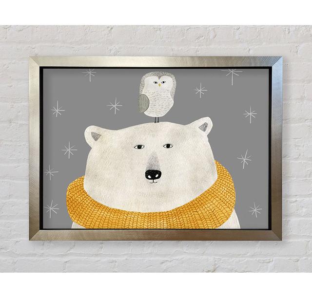 The Bear And The Owl - Single Picture Frame Art Prints Bright Star Size: 59.7cm H x 84.1cm W x 3.4cm D on Productcaster.