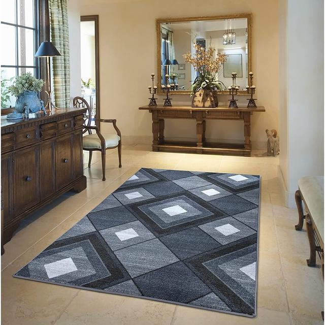 Deeda Hooked Grey Indoor/Outdoor Rug Ebern Designs Rug Size: Rectangle 200 x 290cm on Productcaster.