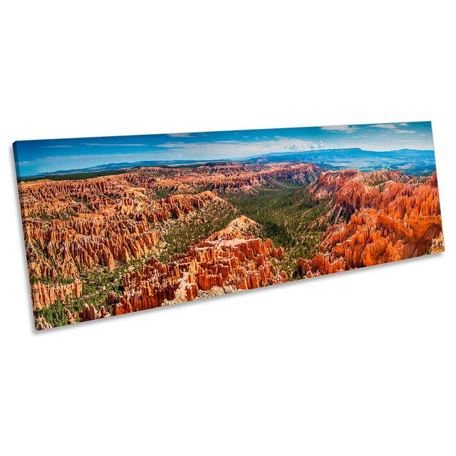 Bryce Canyon Utah Landscape - Wrapped Canvas Panoramic Art Prints Alpen Home Size: 45.72cm H x 137.16cm W on Productcaster.