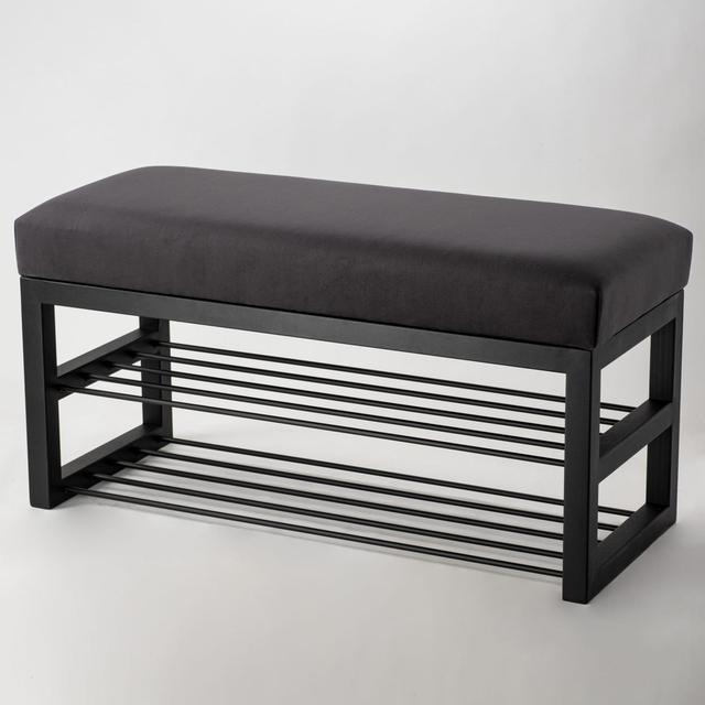 Figuroa Upholstered Storage Bench Ebern Designs Size: H50 x W60 x D35cm on Productcaster.