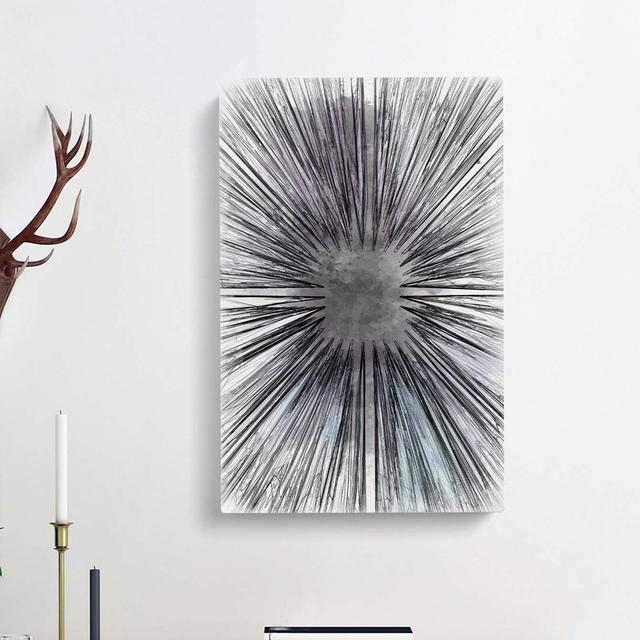 Lost in Space in Abstract - Wrapped Canvas Graphic Art Print East Urban Home Size: 50cm H x 35cm W x 3cm D on Productcaster.