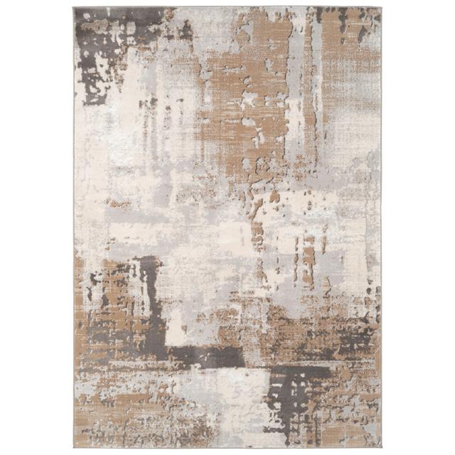 Hatton Beige Area Rug Kukoon Rug Size: Rectangle 120 x 170cm on Productcaster.