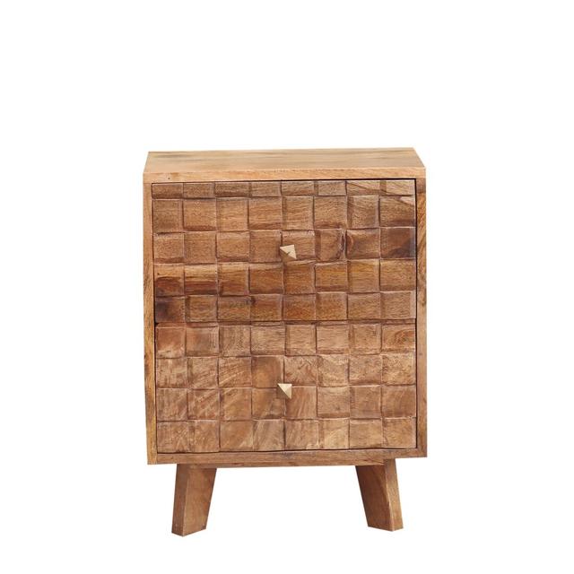 Aled 2 Drawer Bedside Table Bloomsbury Market on Productcaster.