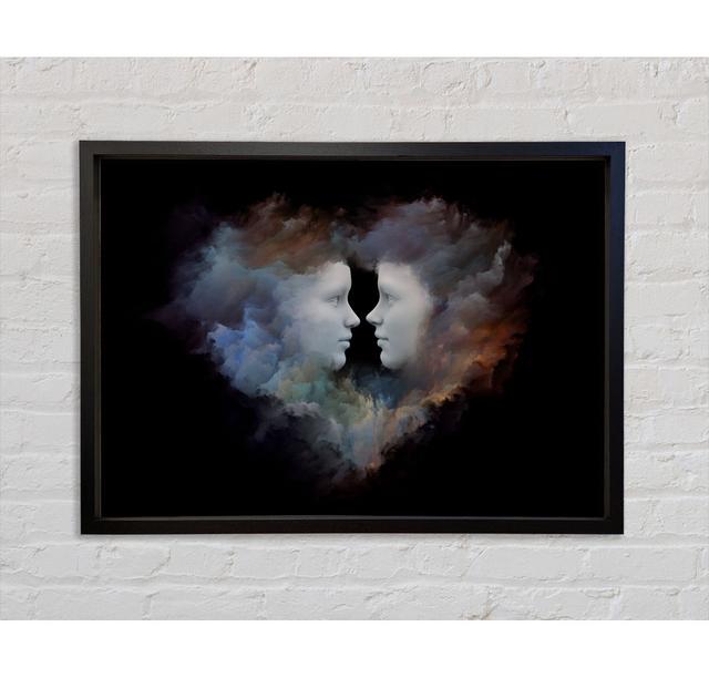 The Cloud Heart - Single Picture Frame Art Prints on Canvas Bright Star Size: 84.1cm H x 118.9cm W x 3.3cm D on Productcaster.