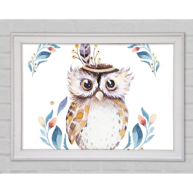 Native Indian Owl - Print Union Rustic Size: 59.7cm H x 84.1cm W x 1.5cm D on Productcaster.