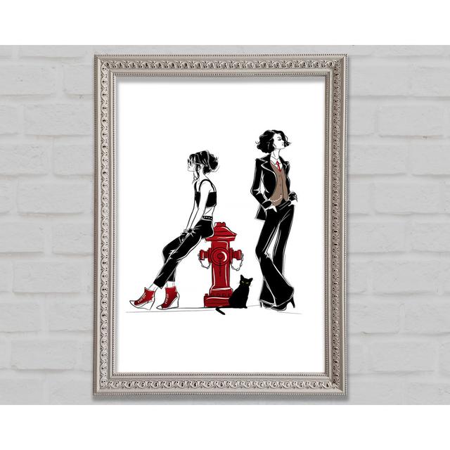 Funky Women - Single Picture Frame Art Prints Bright Star Size: 141.4cm H x 100cm W x 3cm D on Productcaster.