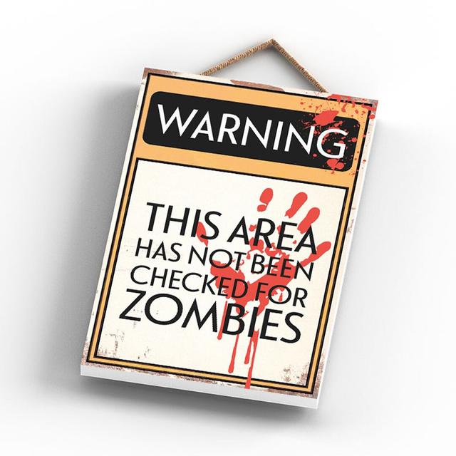 WARNING ZOMBIES 185X120 Maturi on Productcaster.