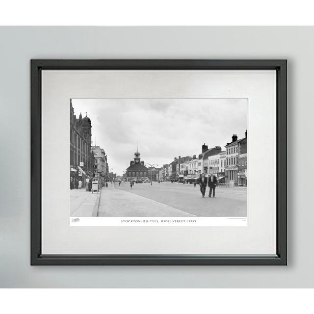 'Stockton on Tees, High Street C1959' - Picture Frame Photograph Print on Paper The Francis Frith Collection Size: 45cm H x 60cm W x 2.3cm D on Productcaster.