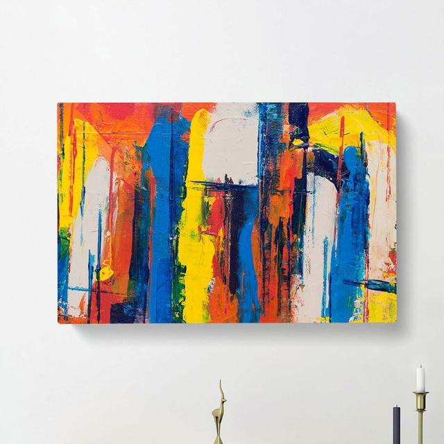 Abstract Art Painting Vol.127 by S.Johnson - Wrapped Canvas Painting Print East Urban Home Size: 35cm H x 50cm W x 3cm D on Productcaster.