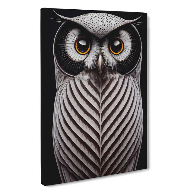 Awesome Owl Alpen Home Size: 50cm H x 35cm W x 3cm D on Productcaster.