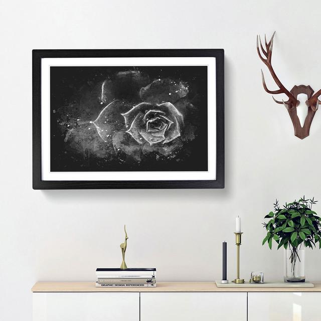 Succulent Plant - Picture Frame Graphic Art Print East Urban Home Size: 62cm H x 87cm W x 2cm D, Frame Option: Black Framed on Productcaster.