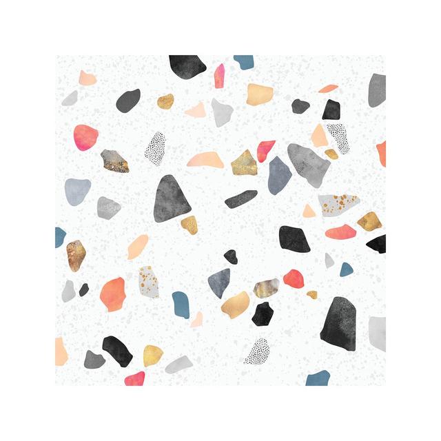 Terrazzo Treasure by Elisabeth Fredriksson - Wrapped Canvas Graphic Art Print 17 Stories Size: 66.04cm H x 66.04cm W x 1.91cm D, Format: Wrapped Canva on Productcaster.