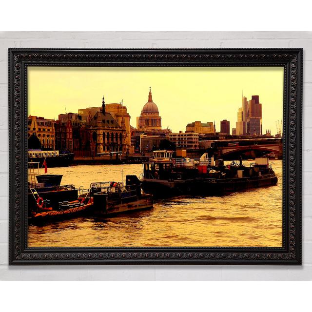 The Thames - Print Bright Star Size: 84.1cm H x 118.9cm W x 3cm D on Productcaster.