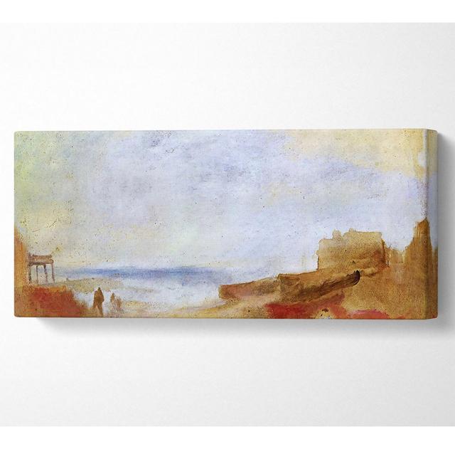 Joseph Mallord Turner Küstenszene mit Gebäuden Panoramaleinwand Perspections Größe: 71cm H x 162,5cm B on Productcaster.