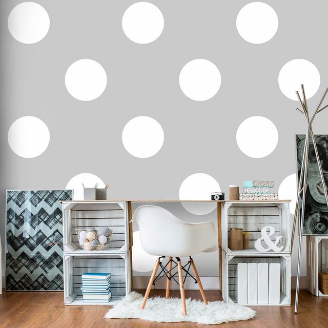 Fototapete Charming Dots 210 cm x 300 cm East Urban Home on Productcaster.