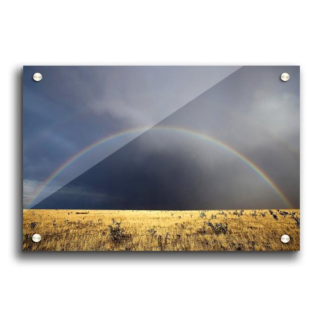 Desert Rainbow - Unframed Graphic Art Print on Paper East Urban Home Size: 84.1cm H x 118.9cm W on Productcaster.