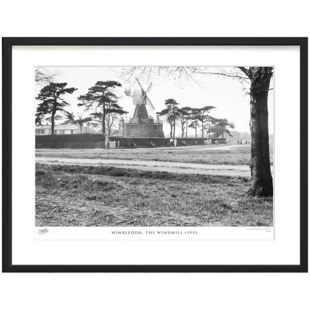 Wimbledon, The Windmill C1955 by Francis Frith - Single Picture Frame Print The Francis Frith Collection Size: 60cm H x 80cm W x 2.3cm D on Productcaster.