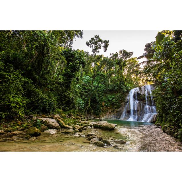 Gozalandia Waterfall, San Sebastian Puerto Rico - Wrapped Canvas Print Union Rustic Size: 30cm H x 46cm W x 3.8cm D on Productcaster.