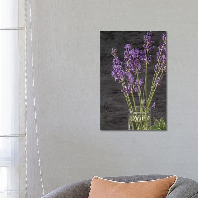 Lavender Jar II by Kimberly Allen - Wrapped Canvas Art Prints Lily Manor Size: 66.04cm H x 66.04cm W on Productcaster.