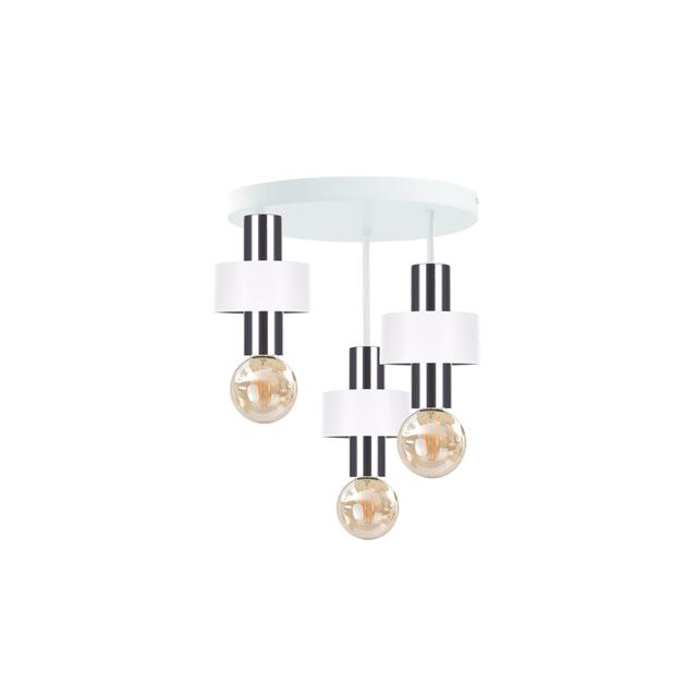 Berndien Semi Flush Mount 17 Stories Fixture Finish: White on Productcaster.