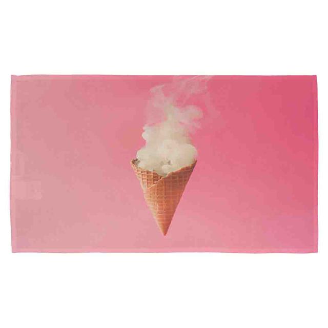 Smoking Ice Cream Cone Kitchen Towel (Set of 3) East Urban Home on Productcaster.