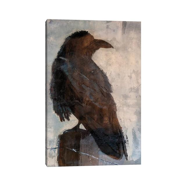 Raven by - Wrapped Canvas Alpen Home Size: 66.04cm H x 45.72cm W x 3.81cm D on Productcaster.