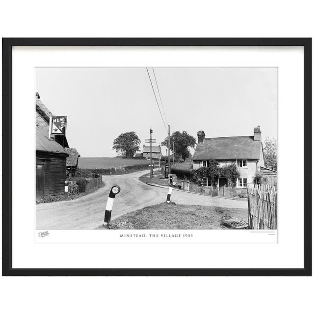 Minstead, The Village 1955 by Francis Frith - Single Picture Frame Print The Francis Frith Collection Size: 45cm H x 60cm W x 2.3cm D on Productcaster.