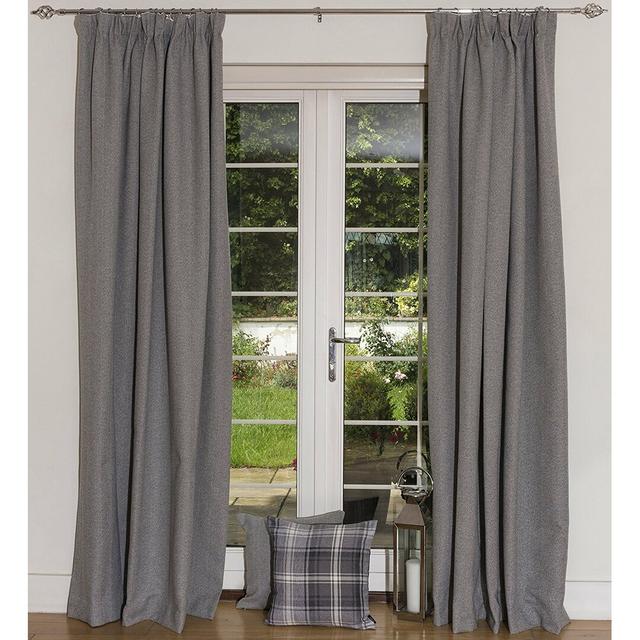 Anson Blackout Thermal Curtains (Set of 2) Ebern Designs Size per Panel: 167 W x 182 D cm on Productcaster.