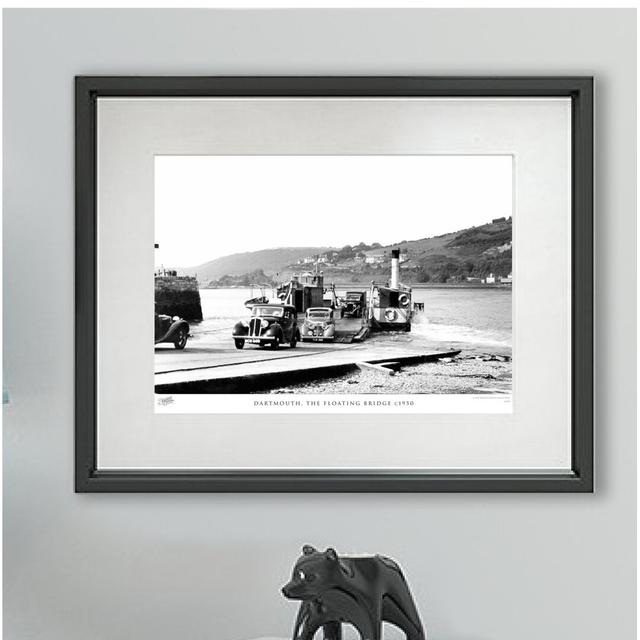 'Dartmouth, the Floating Bridge C1950' - Picture Frame Photograph Print on Paper The Francis Frith Collection Size: 28cm H x 36cm W x 2.3cm D on Productcaster.