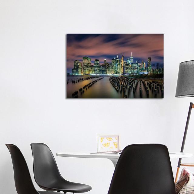 Old Pier 1 by Hua Zhu - Wrapped Canvas Print Brayden Studio Size: 66.04cm H x 101.6cm W x 3.81cm D on Productcaster.