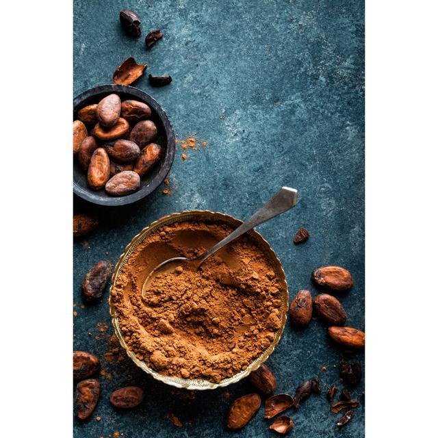 Cocoa Powder And Cacao Beans by YelenaYemchuk - Wrapped Canvas Print Latitude Run Size: 91cm H x 61cm W on Productcaster.