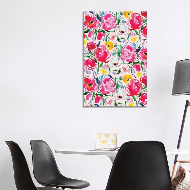 Floral Fun by - Wrapped Canvas ClassicLiving Size: 101.6 cm H x 66.04cm W on Productcaster.