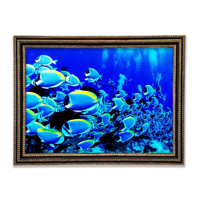 Oceans Glory - Print Highland Dunes Size: 84.1cm H x 118.9cm W x 3cm D on Productcaster.