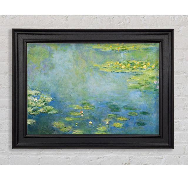 Gerahmtes Leinwandbild Monet Waterlilies Rosalind Wheeler Größe: 42cm H x 59,7cm B on Productcaster.