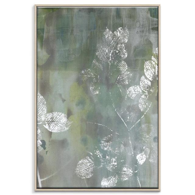 'Foliage 1' Painting on Canvas East Urban Home Size: 152cm H x 102cm W, Format: Timber Floater Frame on Productcaster.