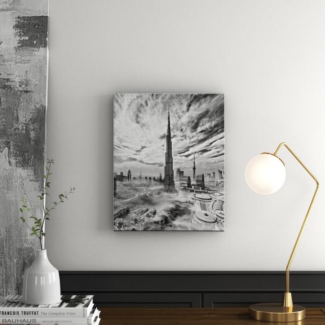 Super Skyline Photographic Print on Wrapped Canvas East Urban Home Size: 51cm H x 41cm W on Productcaster.