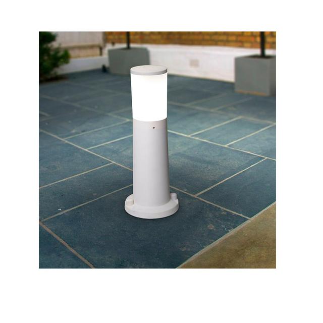 Bauerle Bollard Dakota Fields Finish: Grey, Size: 40cm H x 10cm W x 10cm D on Productcaster.