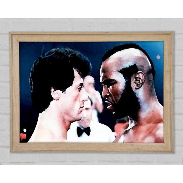 Rocky 3 The Face Off Mr T Framed Print Ophelia & Co. Size: 84.1cm H x 118.9cm W x 1.5cm D on Productcaster.